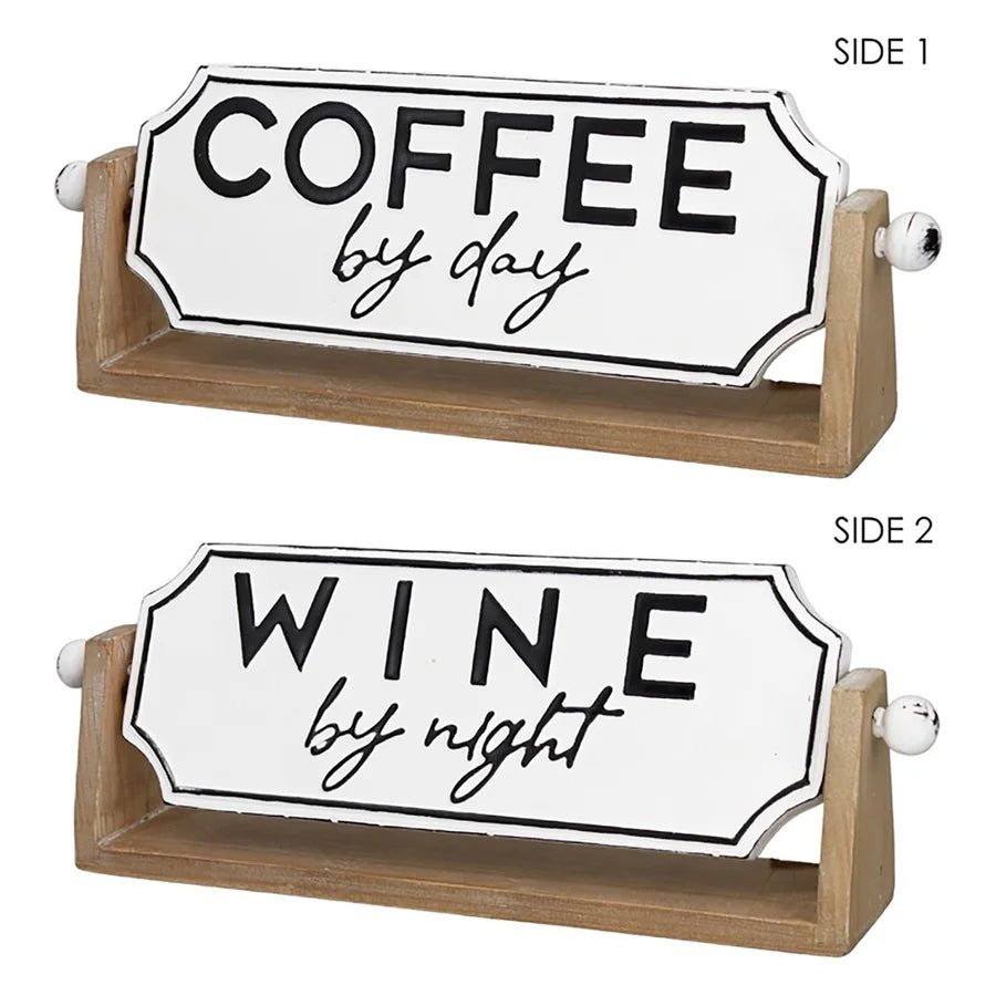 Coffee & Wine Flip Sign