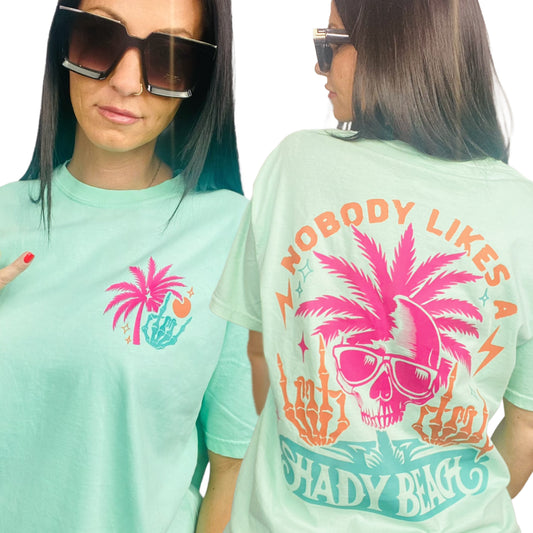 "Shady Beach" UNISEX Fit Short Sleeve T Shirt