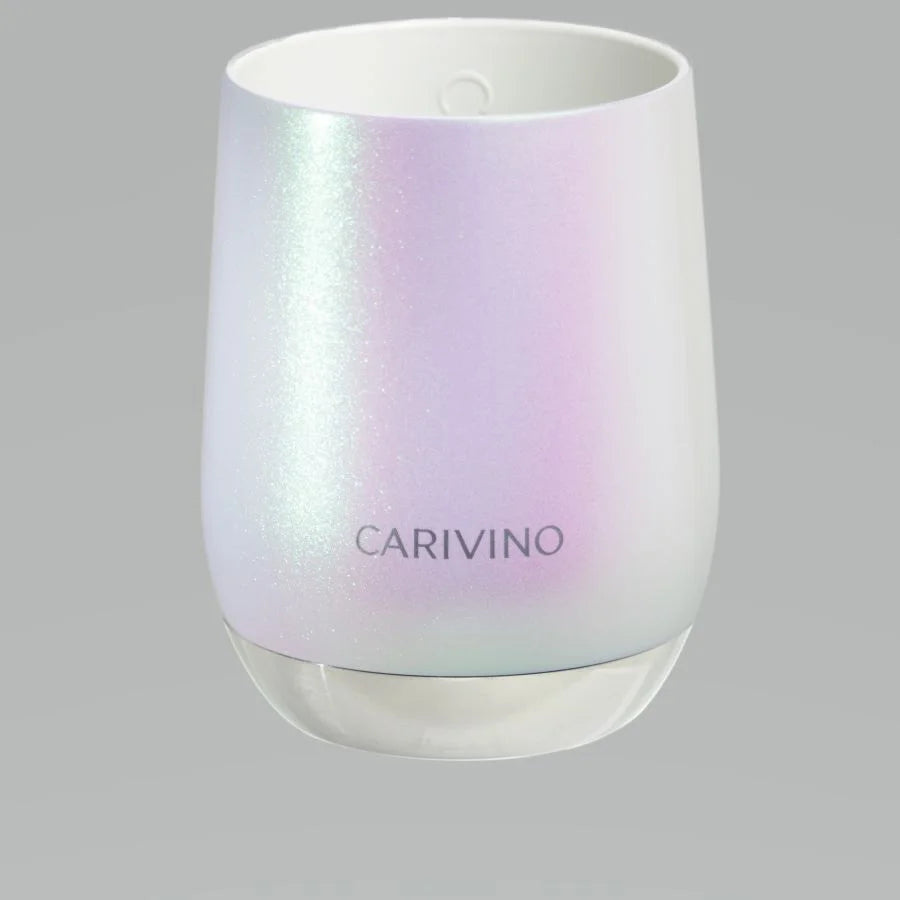 CARIVINO: Luxury Wine Tumbler Luminous Pearl