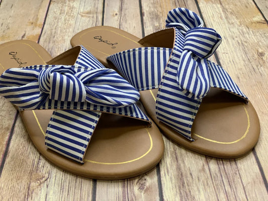 Blue/White Summer Sandal *Final Sale*