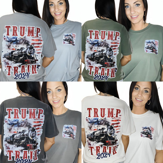 "Trump Train 2024" Short Sleeve T Shirt