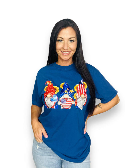 "Patriotic Gnomes" UNISEX Fit Short Sleeve T Shirt