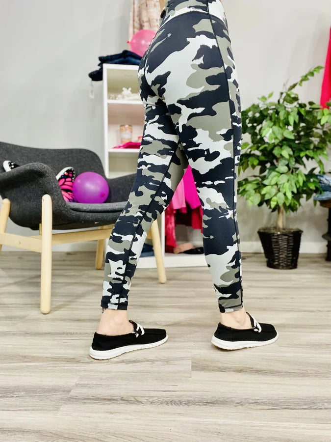 Mono B Jungle Camo Highwaist Leggings