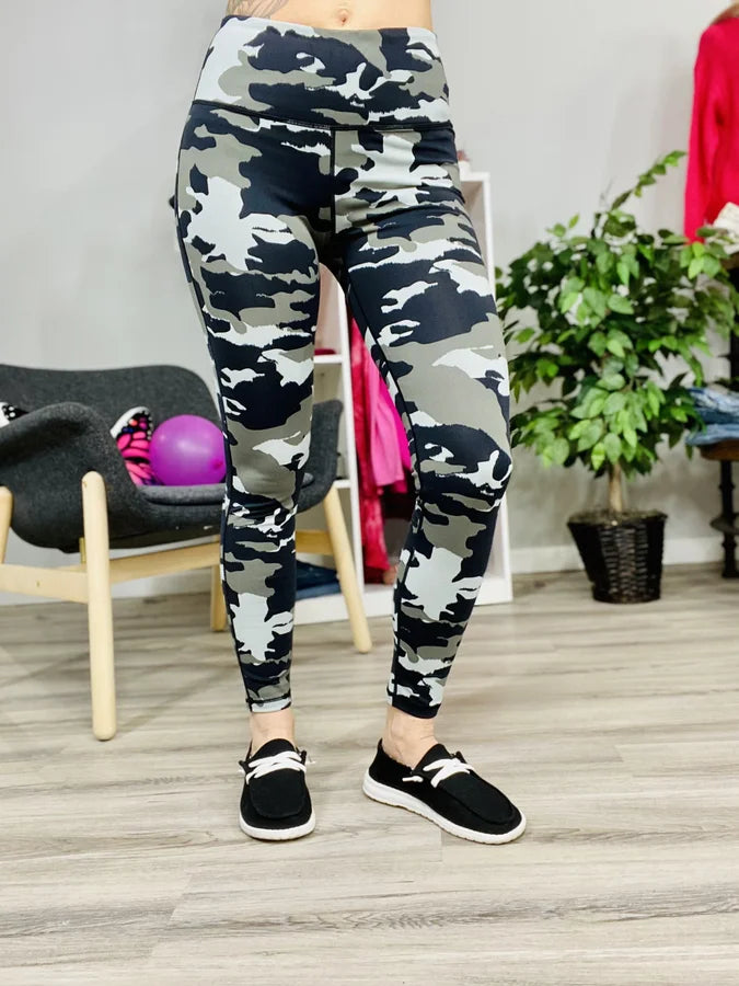 Mono B Jungle Camo Highwaist Leggings