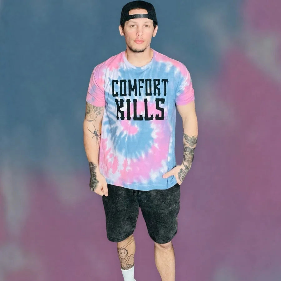 "Comfort Kills" Tie Dye Tee