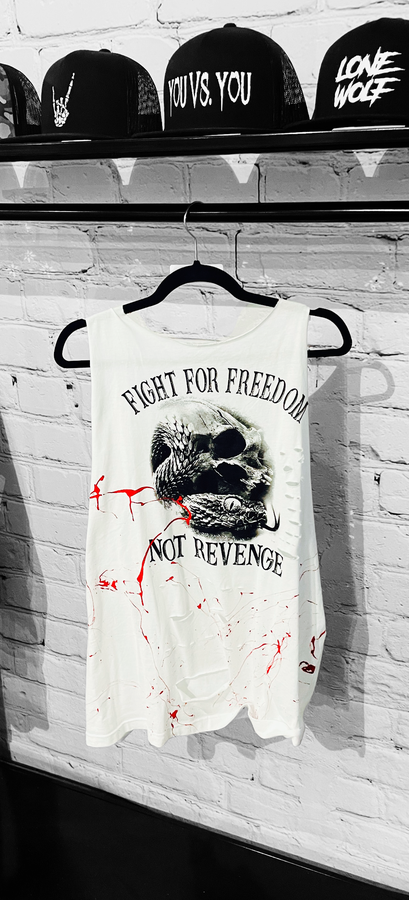 "Fight for Freedom" Road Rash Tank Top