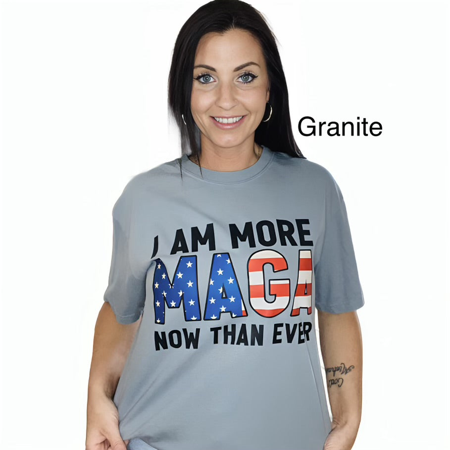 "More MAGA Now Than Ever" Short Sleeve T Shirt