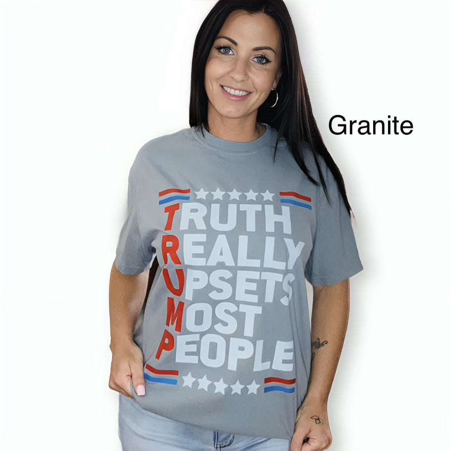 "Truth Really Upsets Most People" Short Sleeve T Shirt