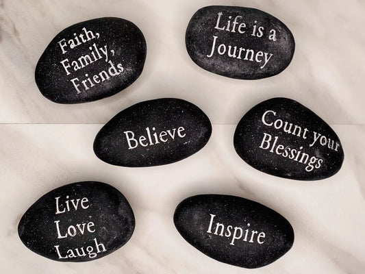 Large-Size Inspirational Garden Stones (6 Styles)