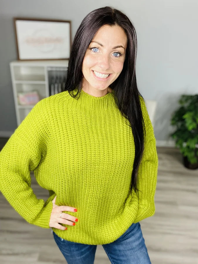 Reg. Braid Texture Sweater (Various Colors)