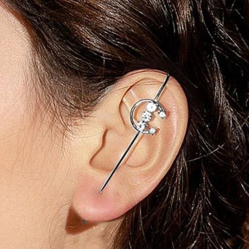 Silver Crawler Earrings - 4 Pack