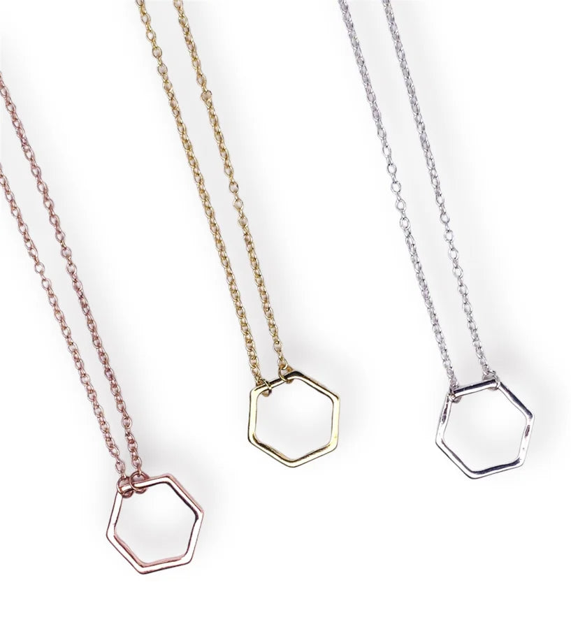 HEXAGON NECKLACE