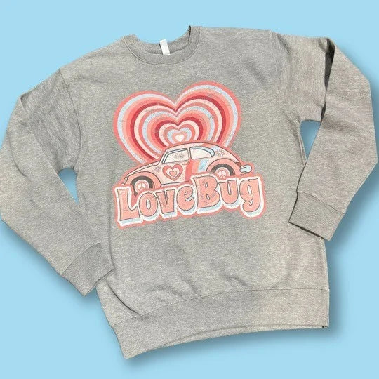 "Love Bug" Short Sleeve/Crewneck Sweatshirt