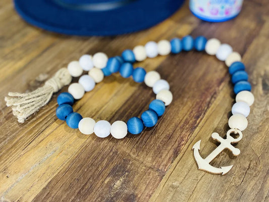 Decorative Summer Garland w/ Anchor