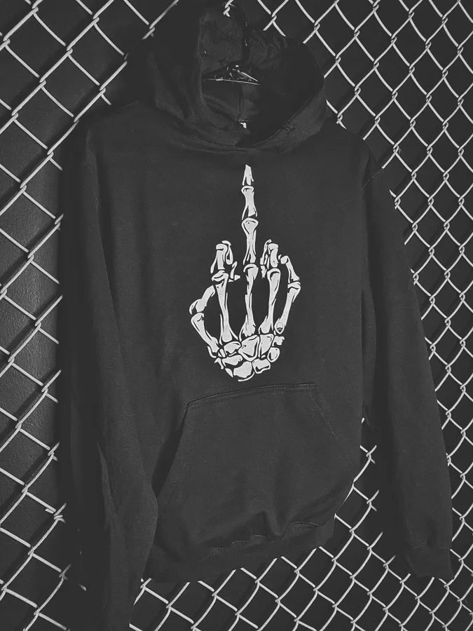 "FU" Black Hoodie