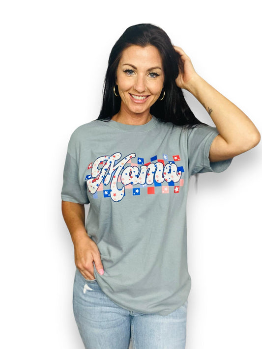 "Patriotic Mama" UNISEX Fit Short Sleeve T Shirt