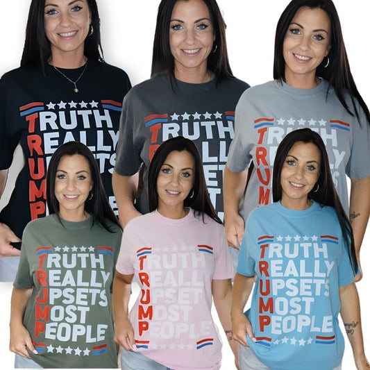 "Truth Really Upsets Most People" Short Sleeve T Shirt