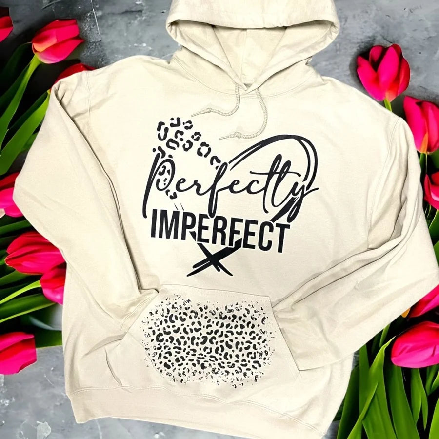 "Perfectly Imperfect" Graphic Hoodie