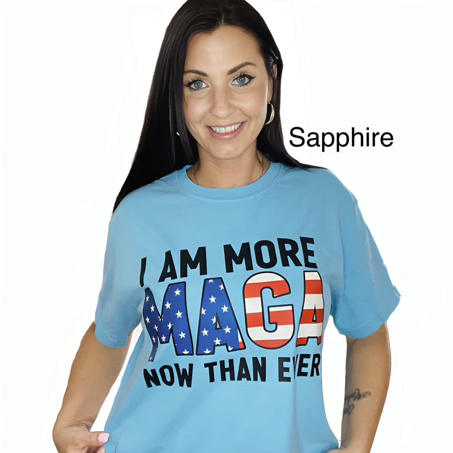 "More MAGA Now Than Ever" Short Sleeve T Shirt