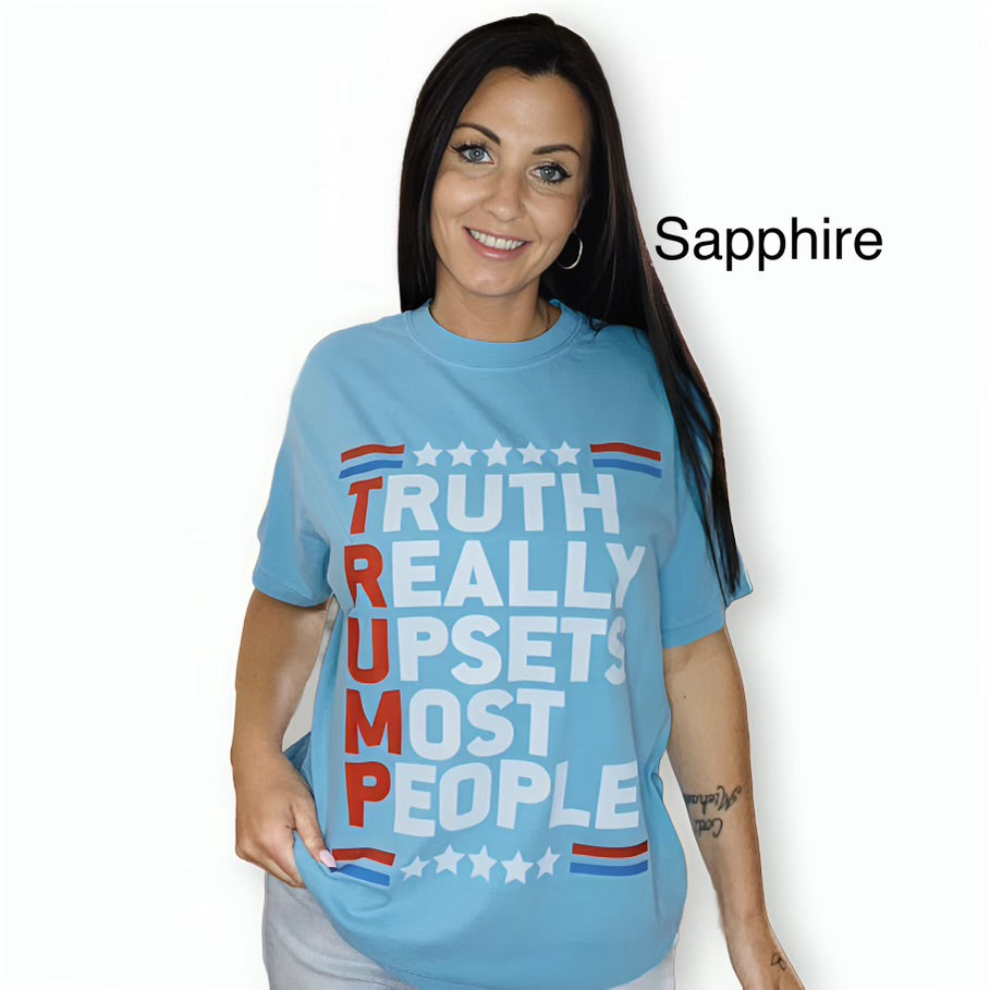 "Truth Really Upsets Most People" Short Sleeve T Shirt