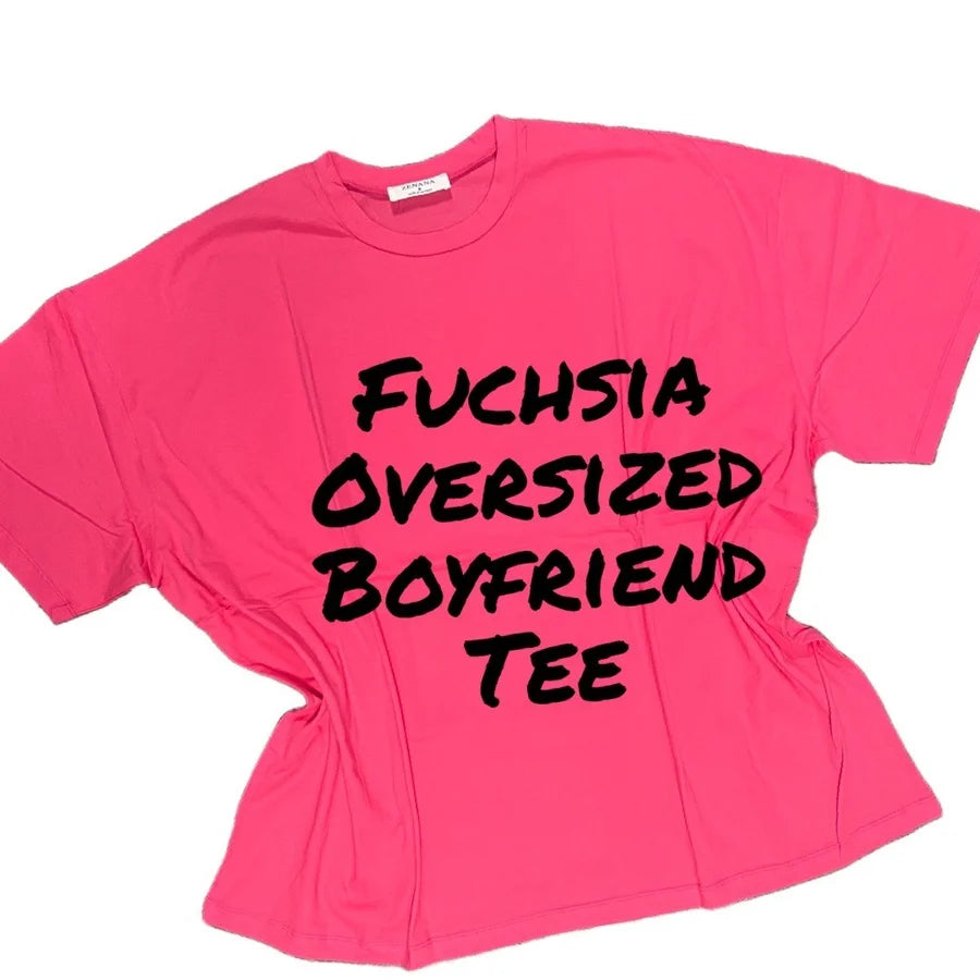 "F Around and Find Out" (Front and Back Print) Oversized Boyfriend T Shirt