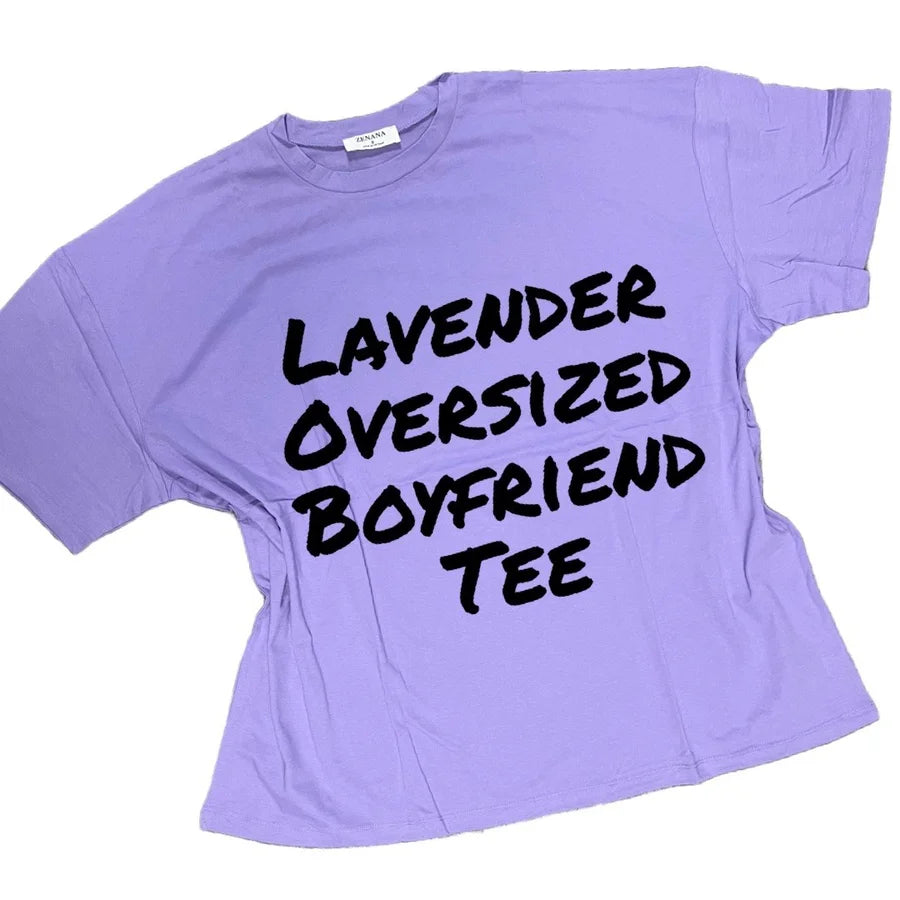 "F Around and Find Out" (Front and Back Print) Oversized Boyfriend T Shirt