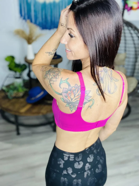 "Be a Warrior" Sports Bra - Reg/Plus (4 Colors)