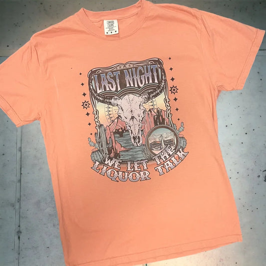 "Last Night" Short Sleeve T Shirt