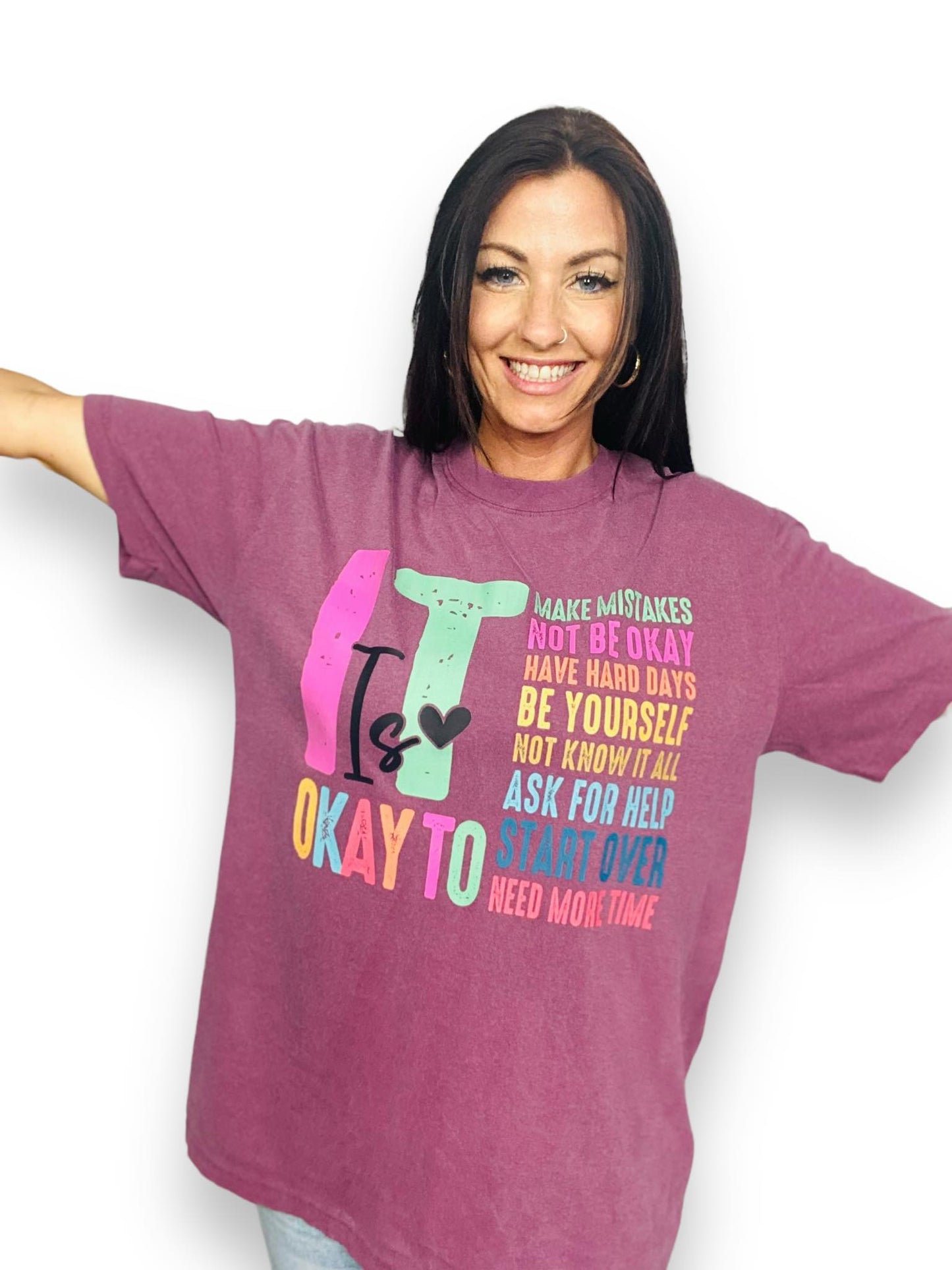 "It Is Ok To..." Short Sleeve T Shirt