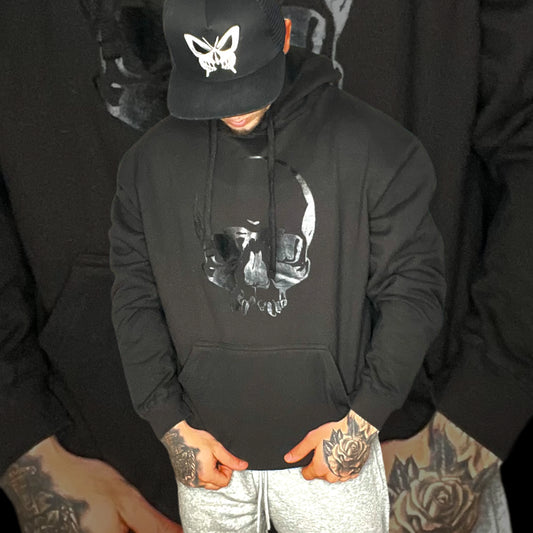 "Murdered Out Skull" Hoodie