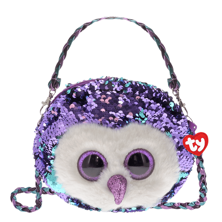 "Moonlight" the Owl - Reversible Sequin Purse by TY Inc.