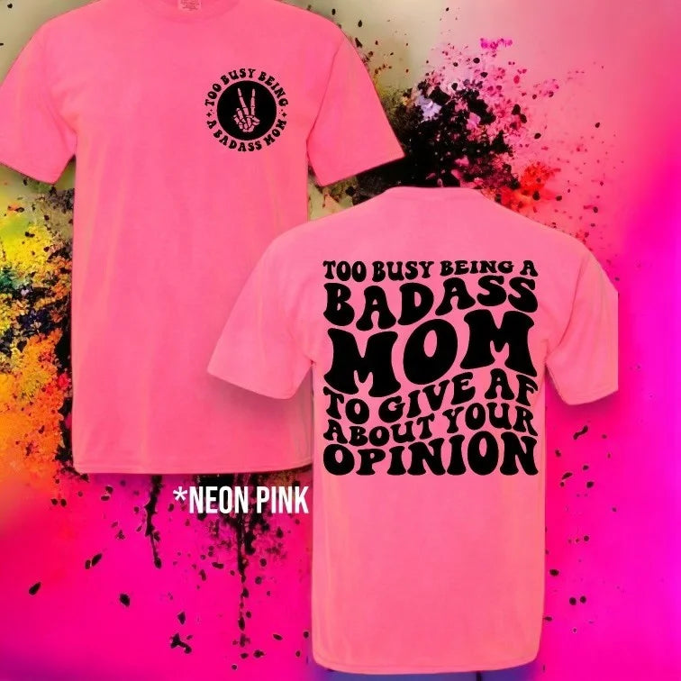 "Bada** Mom" Short Sleeve T Shirt