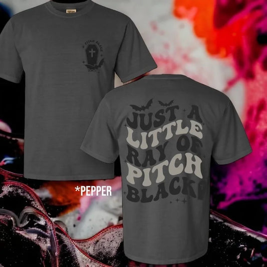"Pitch Black" Short Sleeve T Shirt