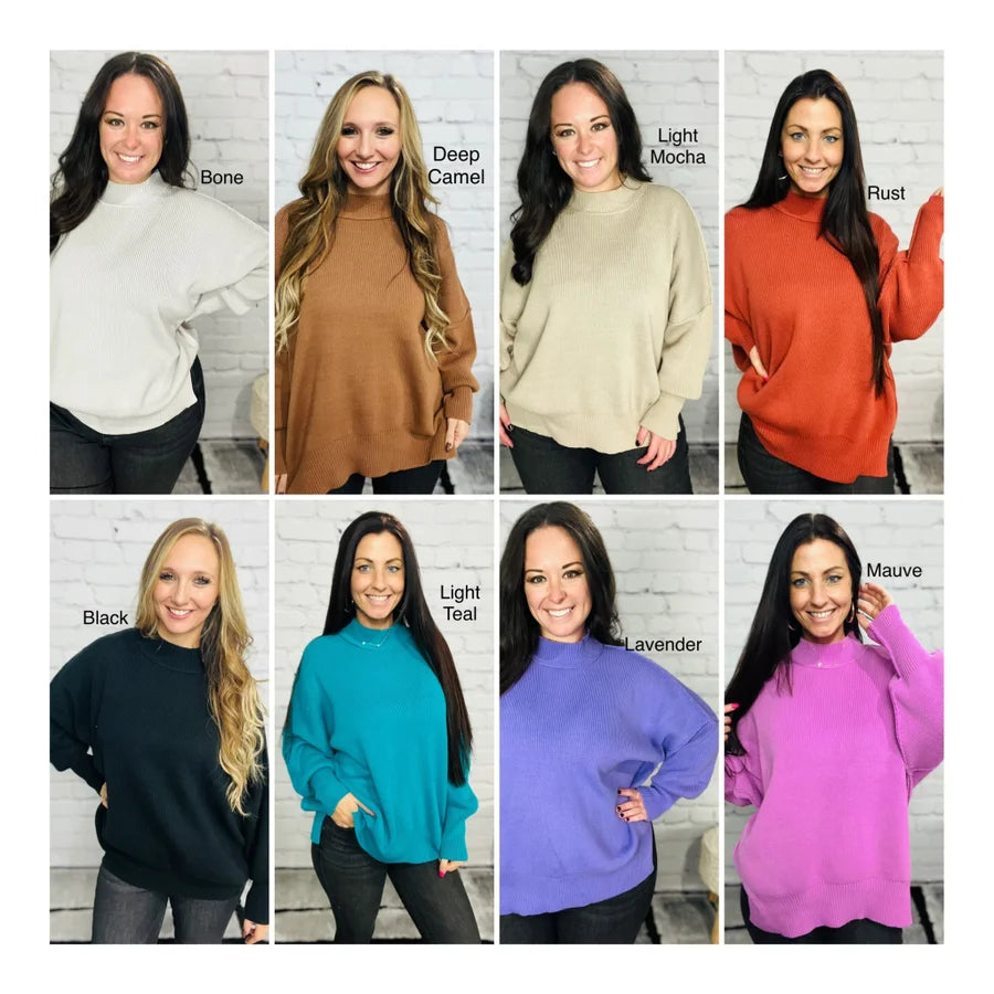 "Dressed for Success" Oversized Sweater (Multiple Colors)