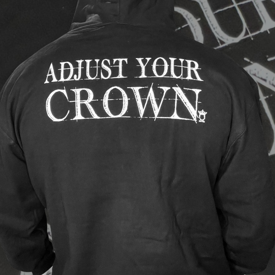 "Adjust Your Crown" Black Hoodie