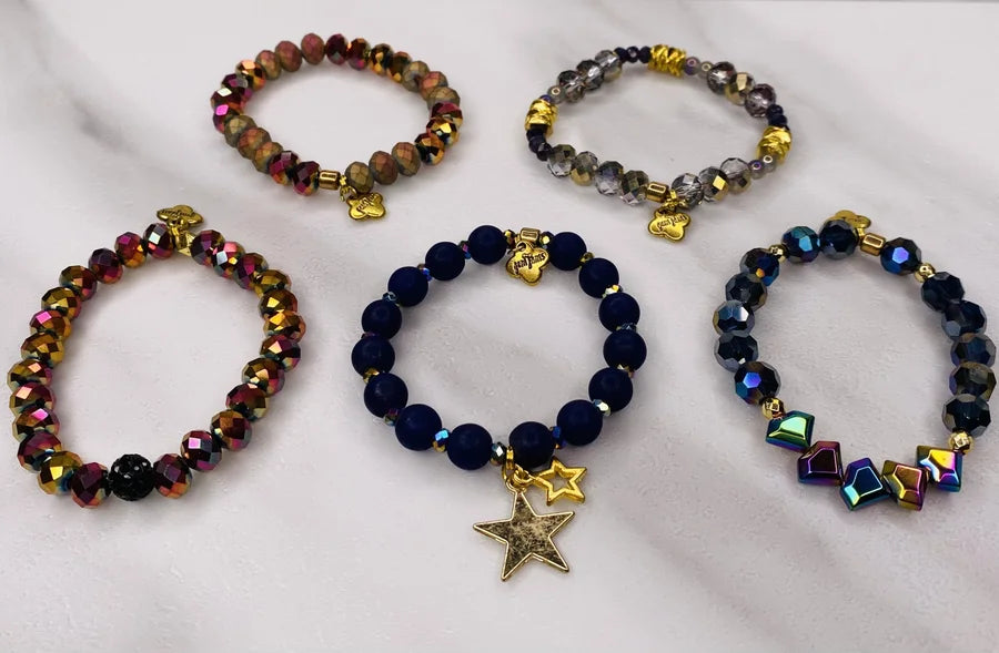 Erimish Single Bracelets - Kids Gem Jams (Multiple Styles)