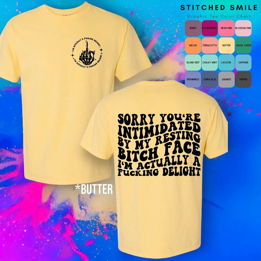 "Sorry You're Intimidated" Short Sleeve T Shirt