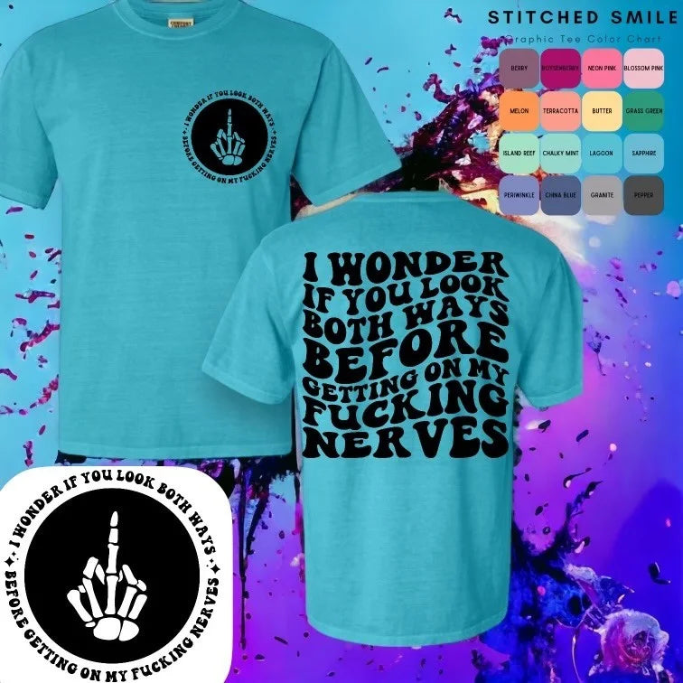 "Look Both Ways" Short Sleeve T Shirt