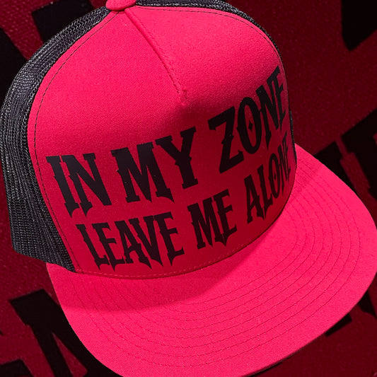 "In My Zone" Red Snapback Hat