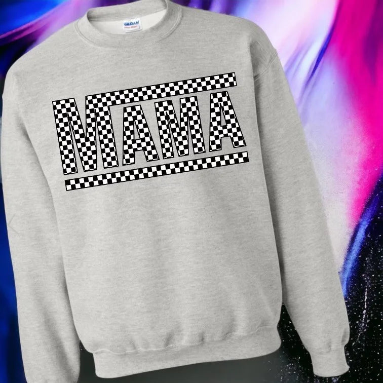 "Mama's Checkin' Out" Crewneck Sweatshirt