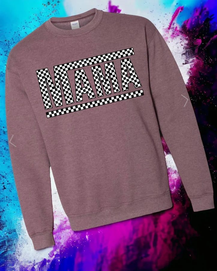 "Mama's Checkin' Out" Crewneck Sweatshirt