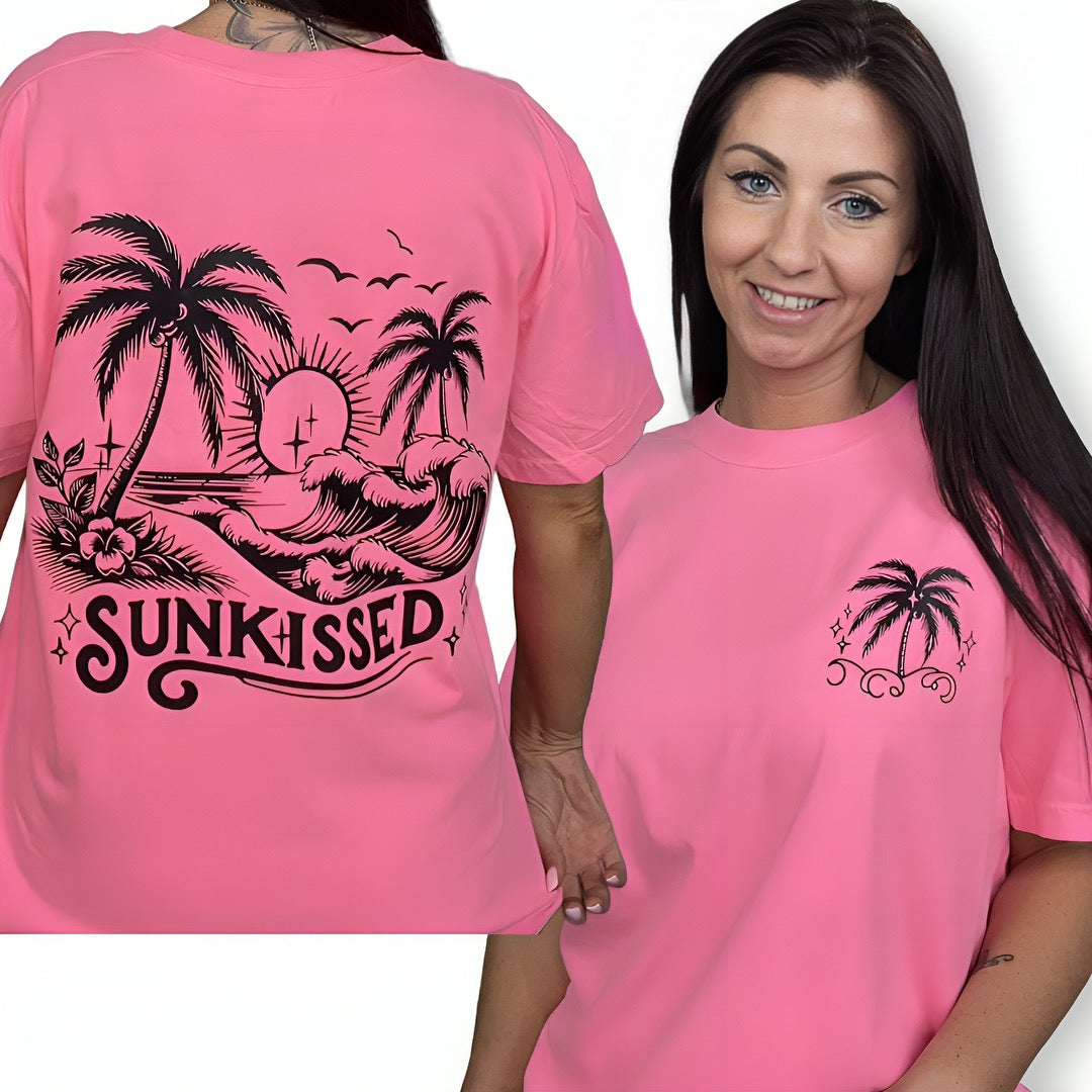 "Sunkissed" (Black Ink) Short Sleeve T Shirt