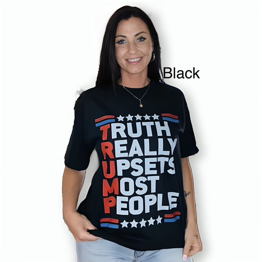 "Truth Really Upsets Most People" Short Sleeve T Shirt