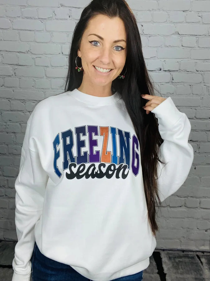 "Freezing Season" Graphic Crewneck/Hoodie