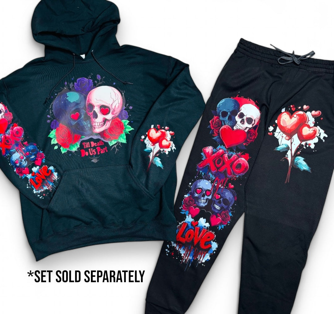 "Till Death Do Us Part" Graphic Hoodie Sweatshirt