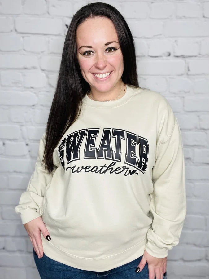 "Sweater Weather" Crewneck Sweatshirt