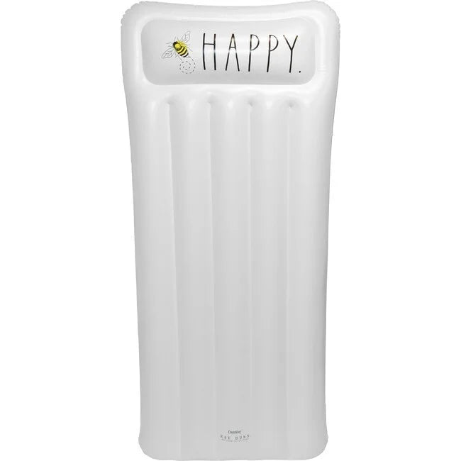 CocoNuts Pool Floats - Bee Happy Pool Lounger