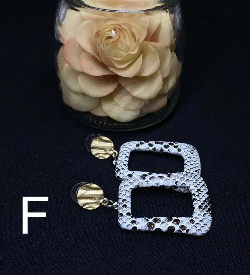 Assorted Snakeskin Earrings