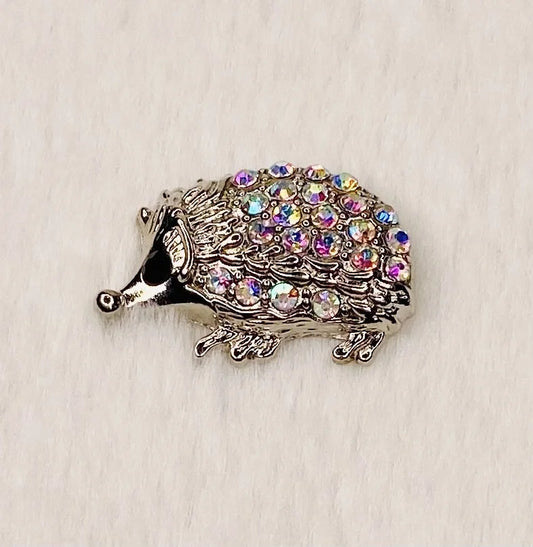 Rhinestone-Studded Hedgehog Snaps
