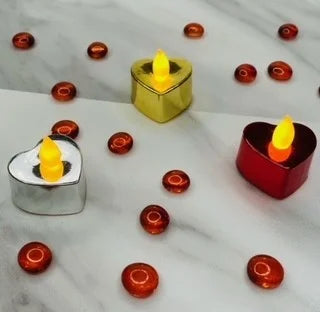 Heart LED Candles